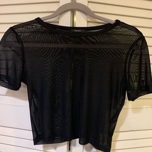 Mesh Crop Top